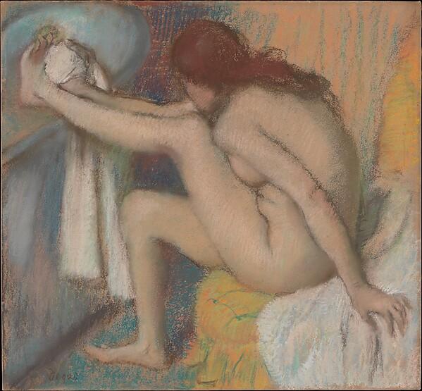 Edgar Degas — Frau trocknet ihren Fuß