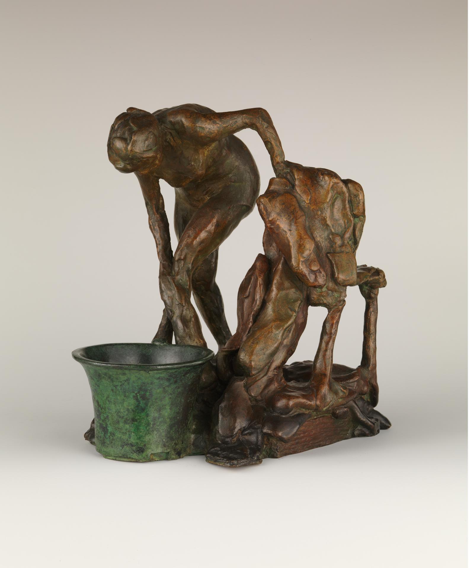 Edgar Degas — Frau, die ihr linkes Bein wäscht (zweiter Zustand)