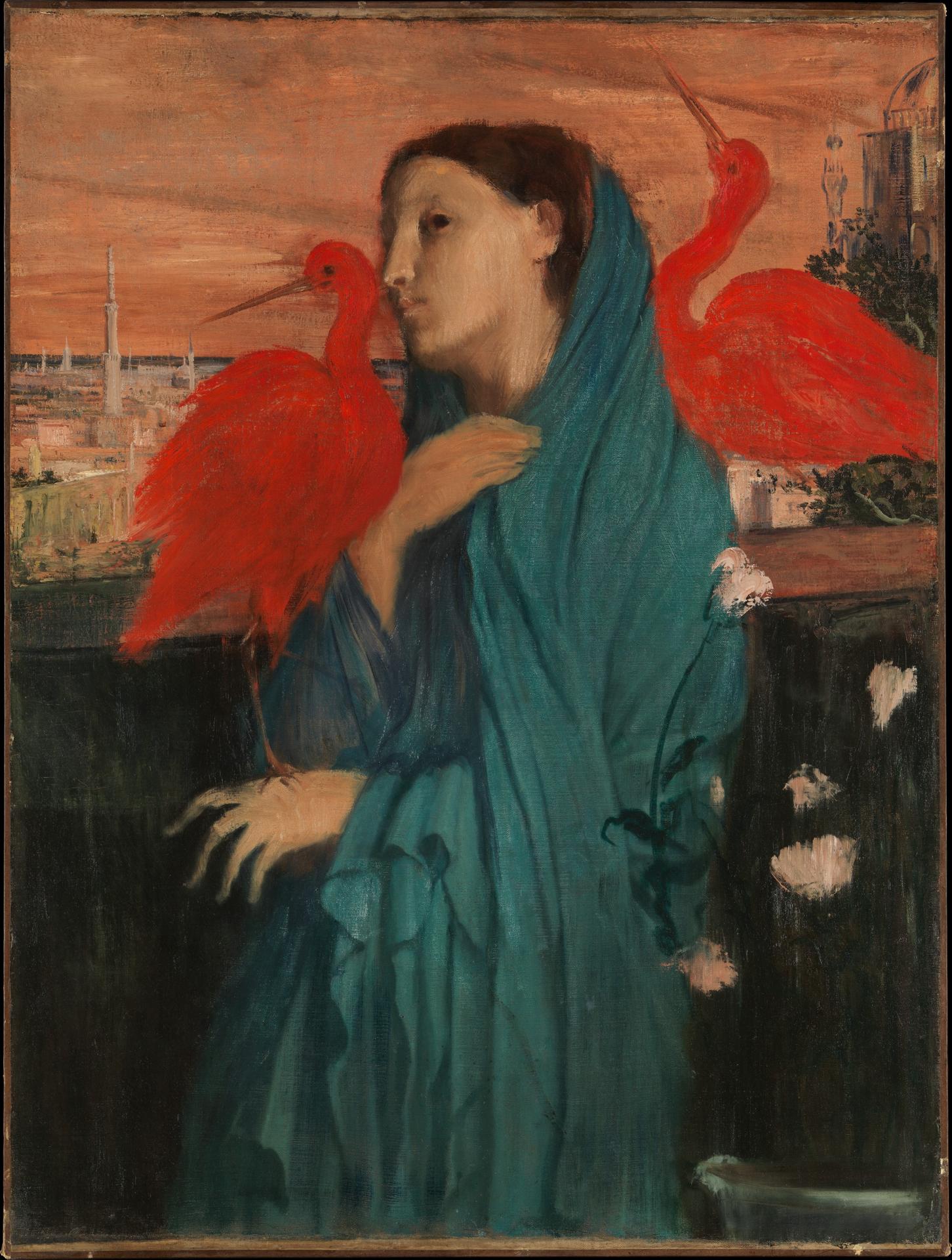 Edgar Degas — Junge Frau mit Ibis