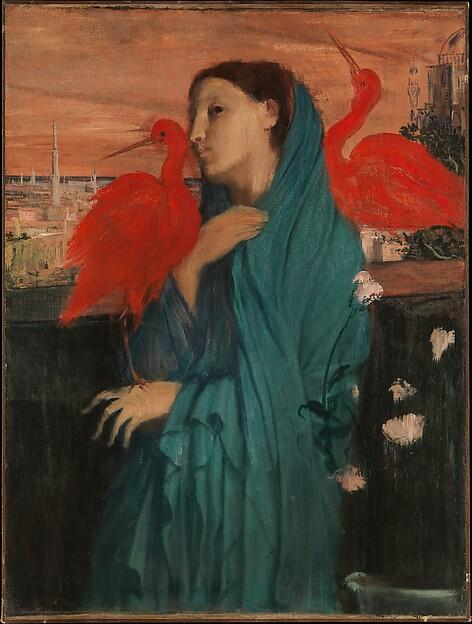 Edgar Degas — Junge Frau mit Ibis