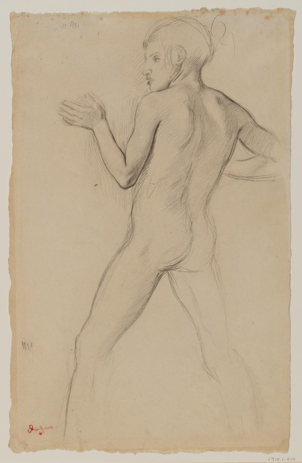 Edgar Degas — Jugendlicher in Verteidigungshaltung