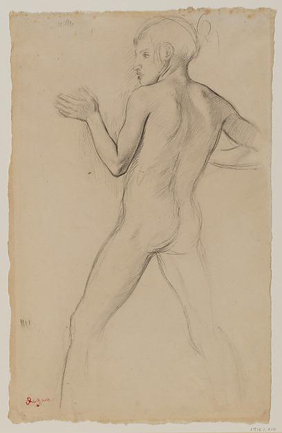 Edgar Degas — Jugendlicher in Verteidigungshaltung