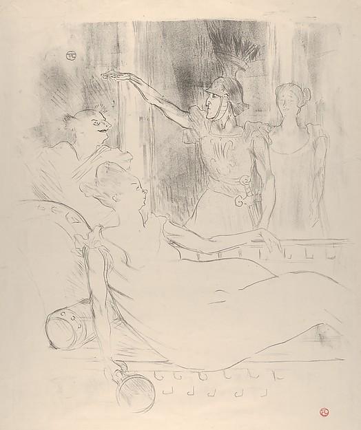 Henri de Toulouse-Lautrec — Eine Szene aus Offenbachs Die schöne Helena