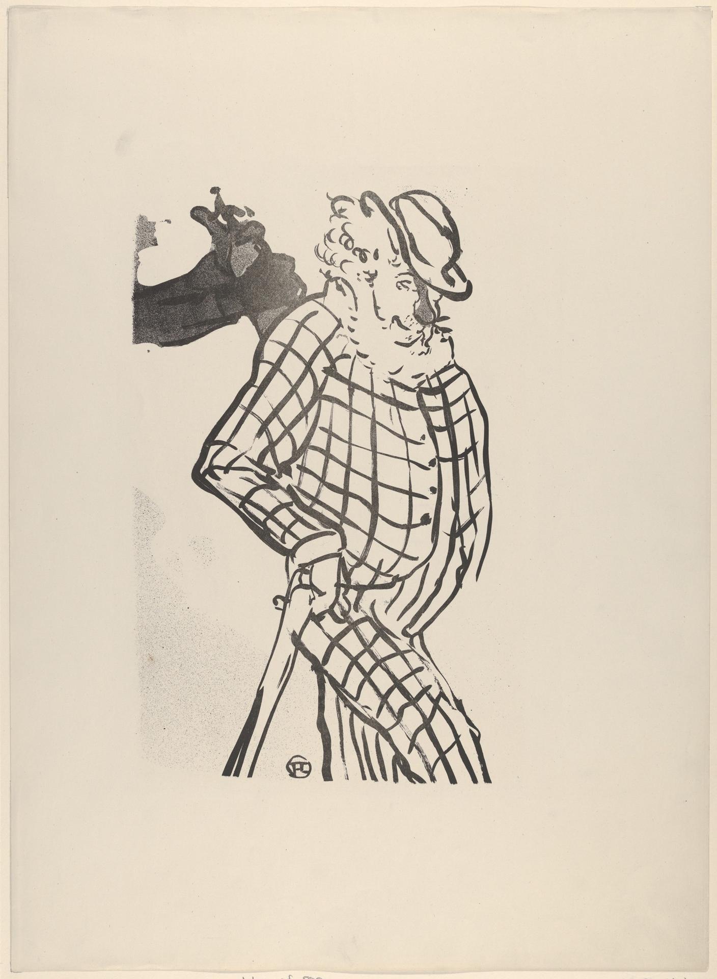 Henri de Toulouse-Lautrec — Amerikanische Sängerin (aus Le Café Concert)