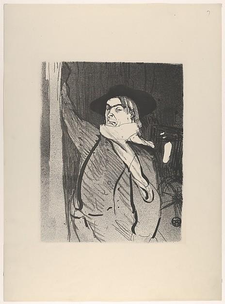 Henri de Toulouse-Lautrec — Aristide Bruant (aus Le Café Concert)