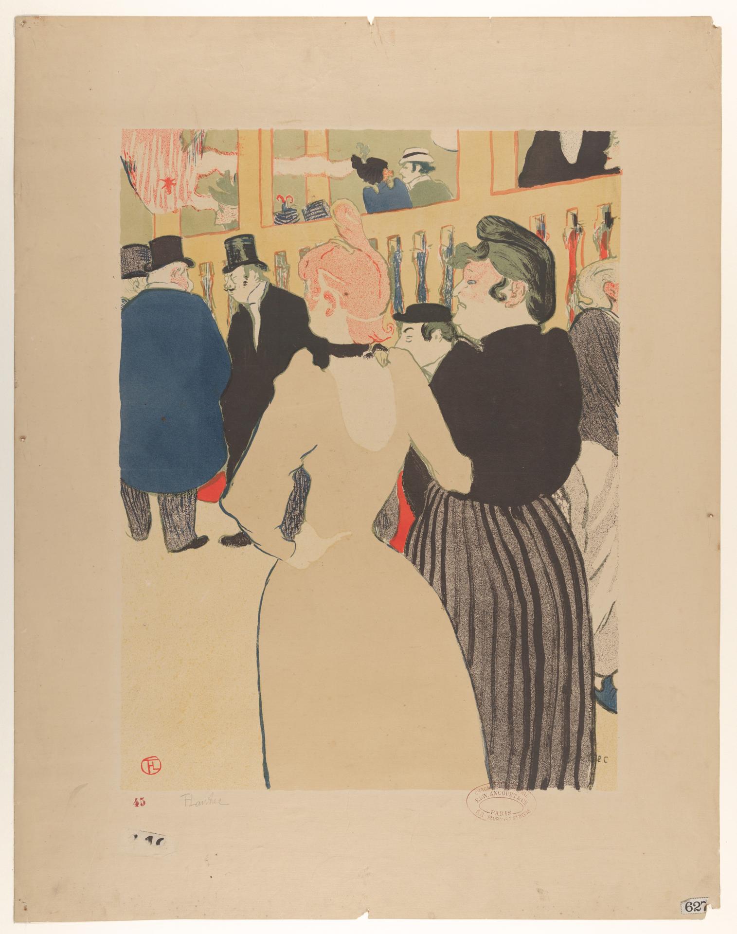 Henri de Toulouse-Lautrec — Im Moulin Rouge: La Goulue und ihre Schwester