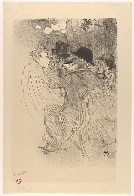 Henri de Toulouse-Lautrec — Im Moulin Rouge: Ein Rauer! Ein Wirklich Rauer!