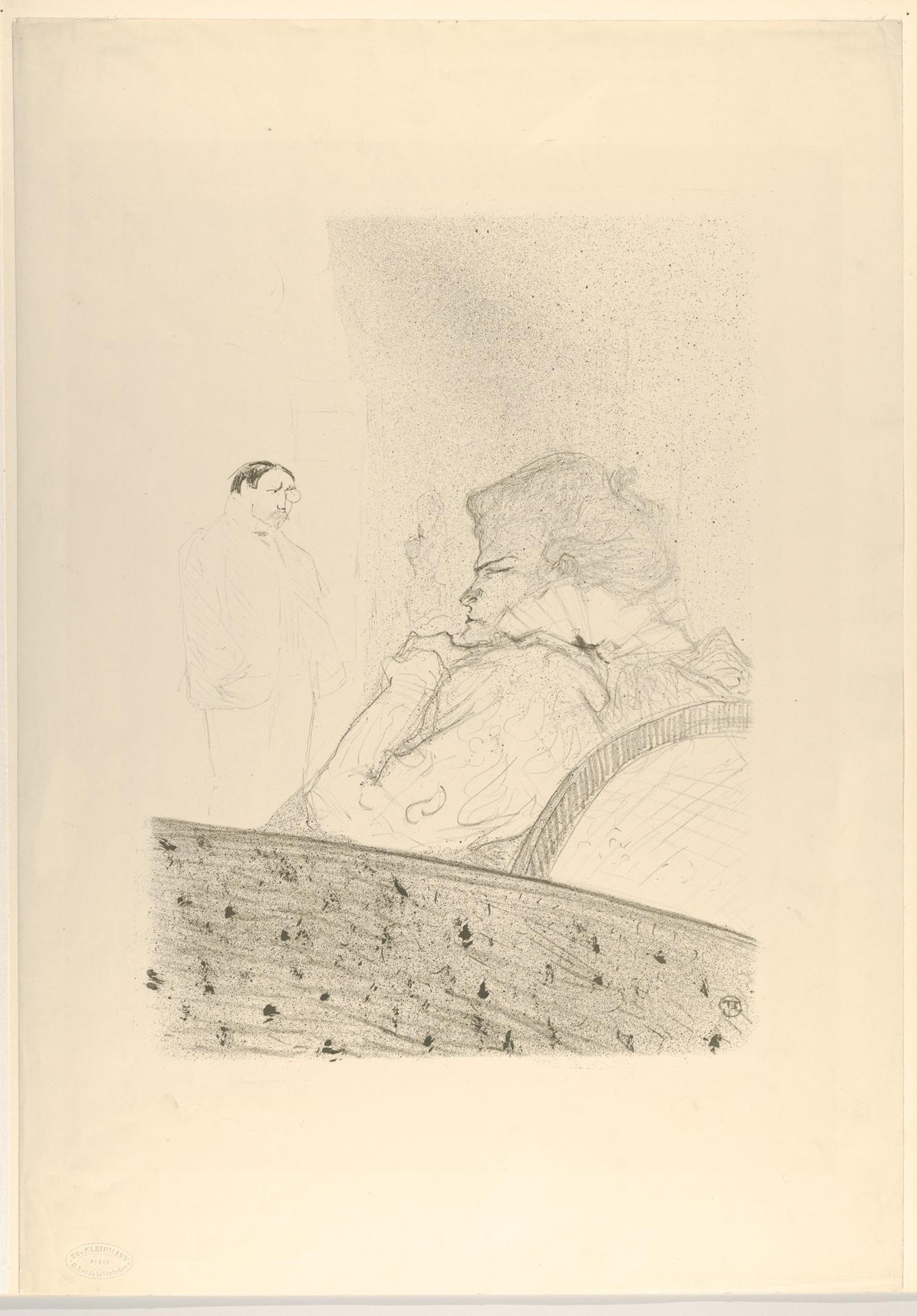 Henri de Toulouse-Lautrec — Brandès in ihrer Loge