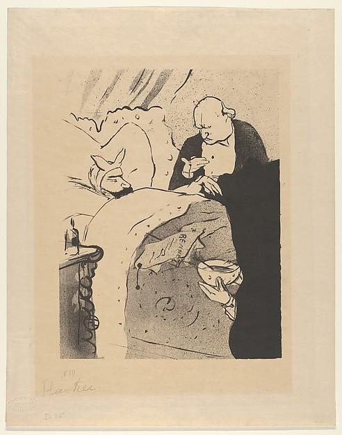 Henri de Toulouse-Lautrec — Carnot ist krank! (aus Les Vieilles Histoires)