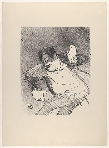 Henri de Toulouse-Lautrec — Caudieux im Petit Casino (aus Le Café Concert)