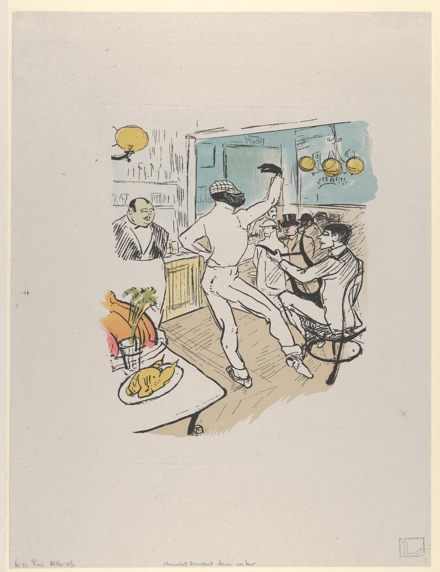 Henri de Toulouse-Lautrec — Tanzender Schokoladenjunge