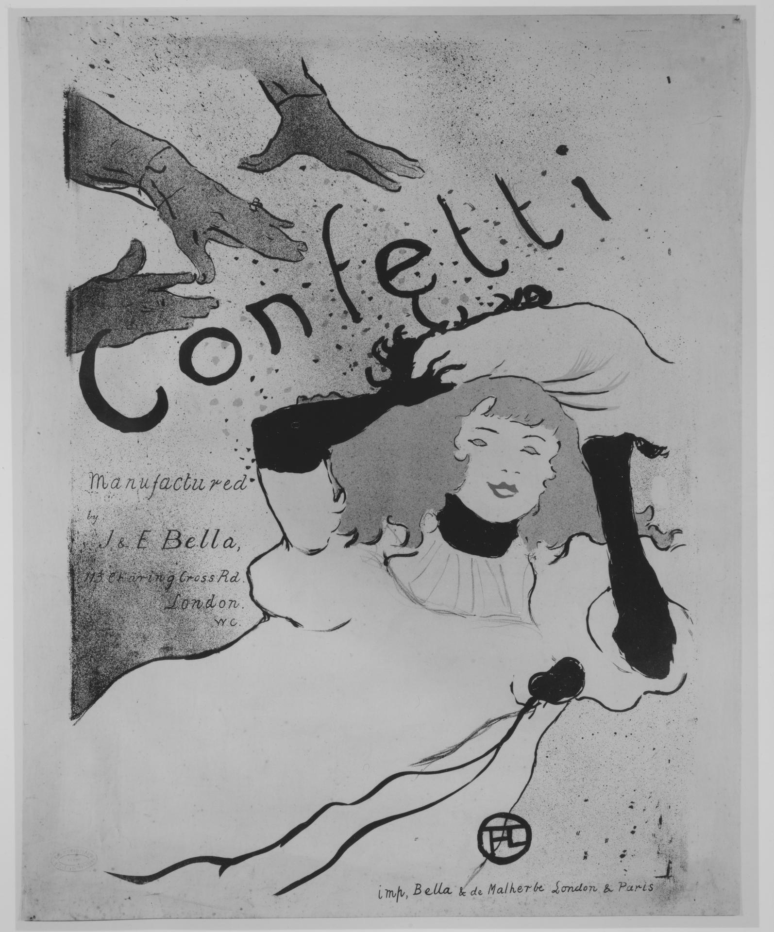 Henri de Toulouse-Lautrec — Konfetti (1894, Met-Objekt 869)