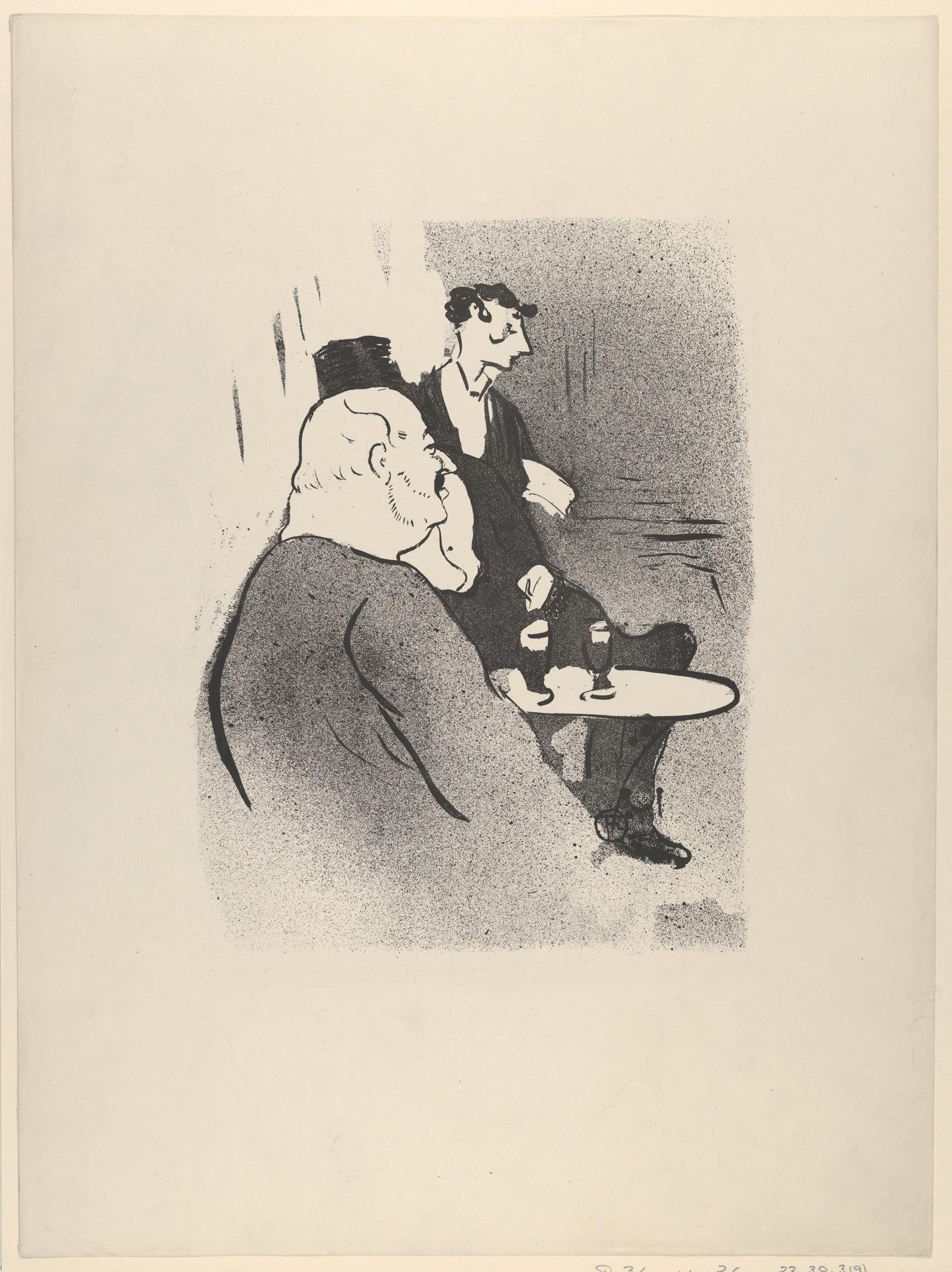 Henri de Toulouse-Lautrec — Ducarre in Les Ambassadeurs (aus Le Café Concert)