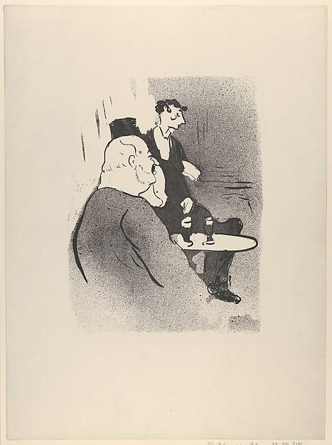 Henri de Toulouse-Lautrec — Ducarre in Les Ambassadeurs (aus Le Café Concert)