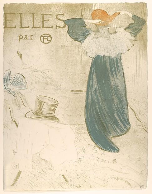 Henri de Toulouse-Lautrec — Elles (Portfolio-Cover) (1896, Met-Objekt 816)