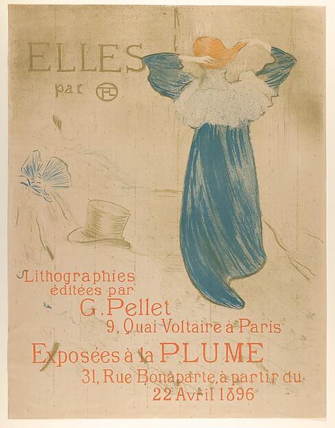 Henri de Toulouse-Lautrec — Elles (Plakat für die Ausstellung von 1896 bei La Plume) (1896, Met-Objekt 864)