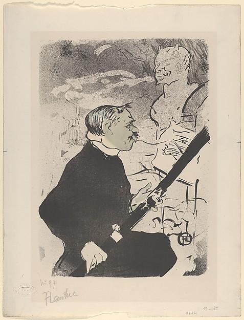 Henri de Toulouse-Lautrec — Für Sie!..., aus "Die alten Geschichten"