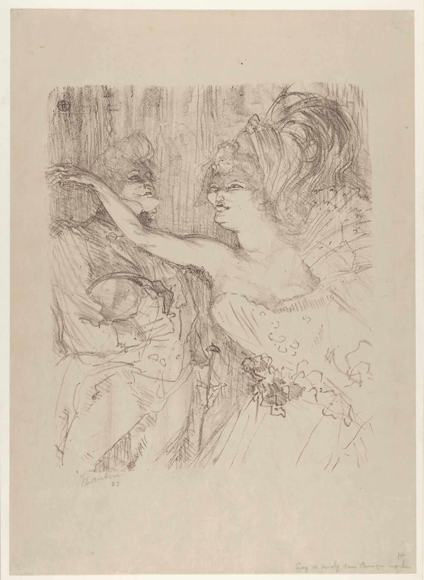 Henri de Toulouse-Lautrec — Guy und Mealy, in Paris qui marche