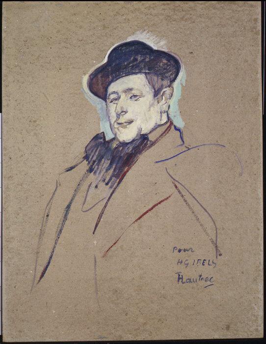 Henri de Toulouse-Lautrec — Porträt von Henri-Gabriel Ibels