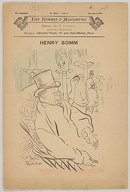 Henri de Toulouse-Lautrec — Henry Somm