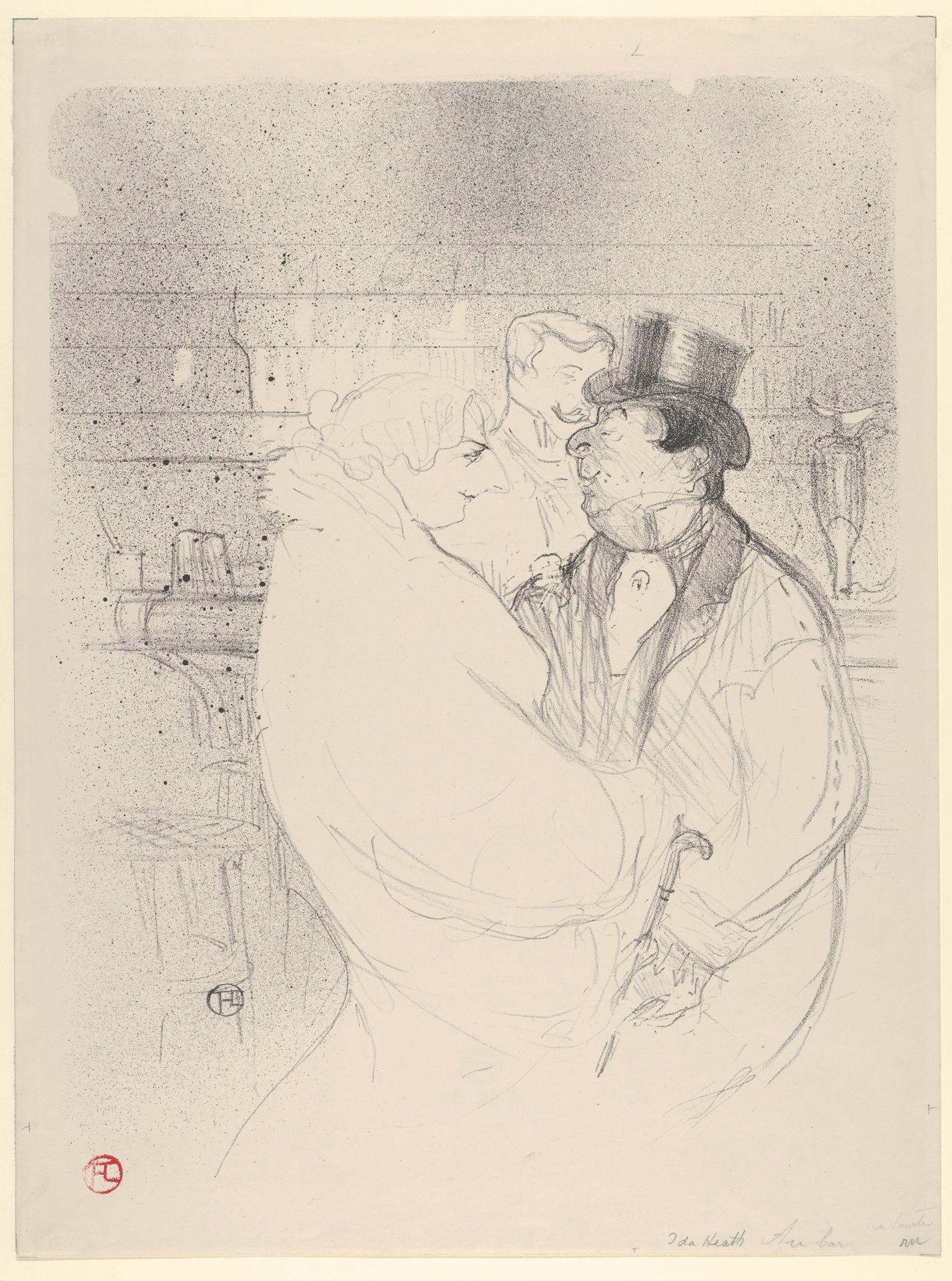 Henri de Toulouse-Lautrec — Ida Heath an der Bar