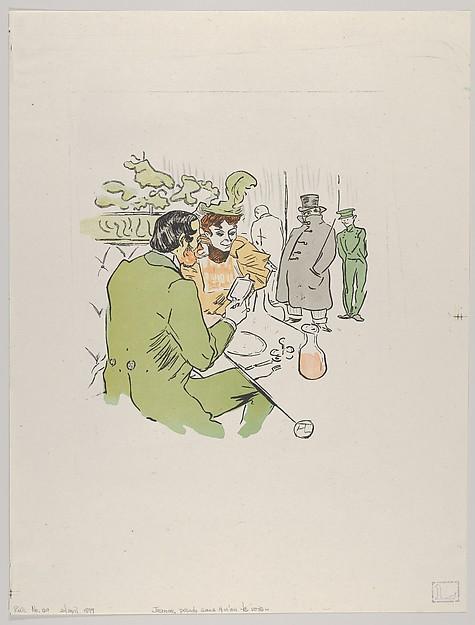 Henri de Toulouse-Lautrec — Jeanne, nimm, ohne dass man dich sieht . . .