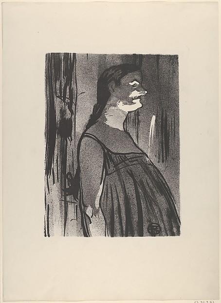 Henri de Toulouse-Lautrec — Madame Abdala, aus 'Le Café Concert'