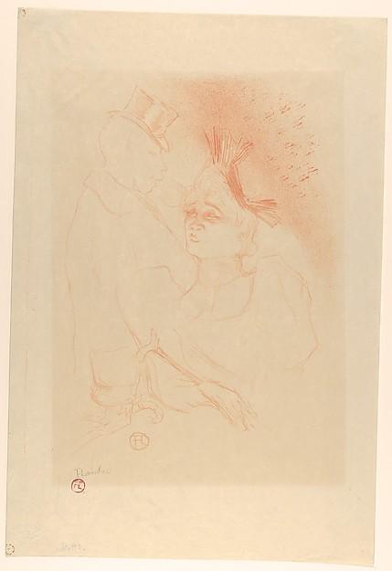 Henri de Toulouse-Lautrec — Mademoiselle Lender und Baron