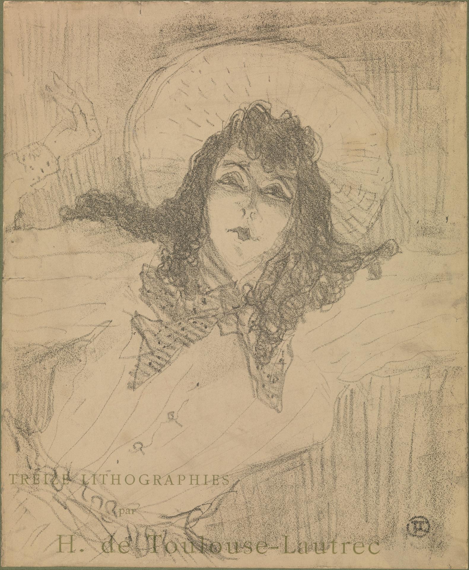 Henri de Toulouse-Lautrec — May Belfort, Titelseite für 'Treize Lithographies'