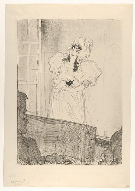 Henri de Toulouse-Lautrec — Miss May Belfort (Mittlere Platte)