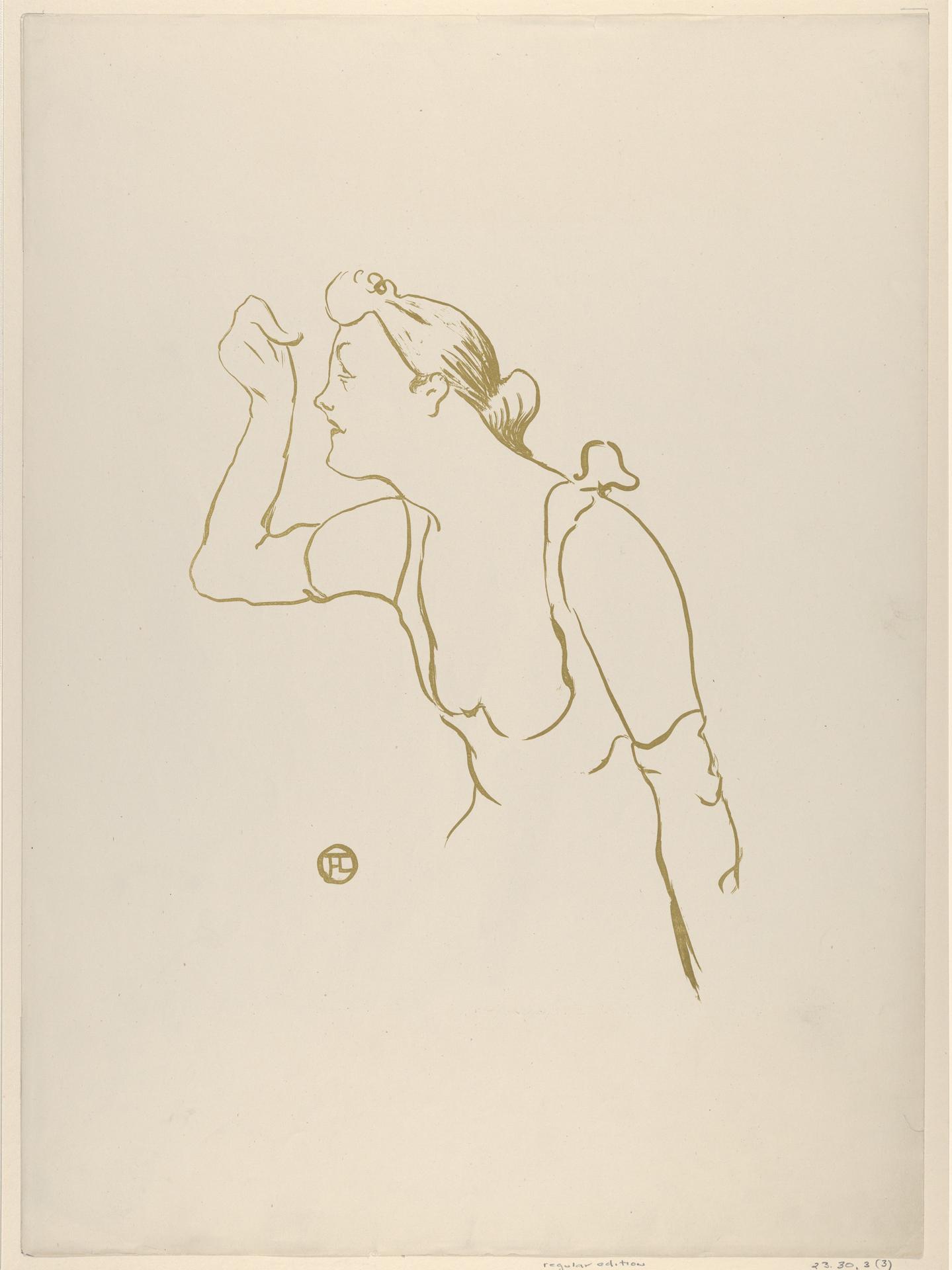 Henri de Toulouse-Lautrec — Paula Brébion (aus dem Café Concert)