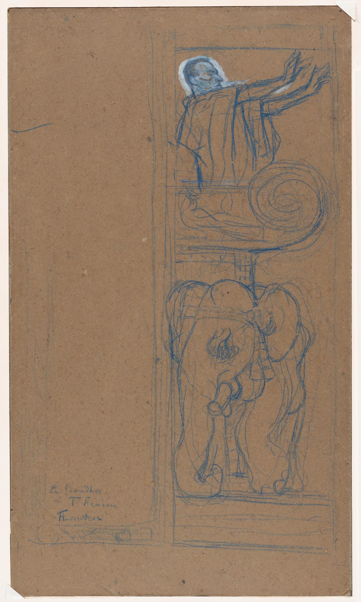 Henri de Toulouse-Lautrec — Vorläufiger Entwurf für das Programmheft zu 'Le Chariot de Terre Cuite'