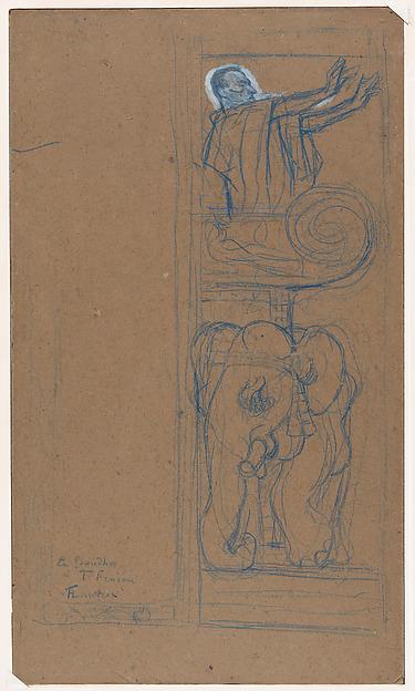 Henri de Toulouse-Lautrec — Vorläufiger Entwurf für das Programmheft zu 'Le Chariot de Terre Cuite'