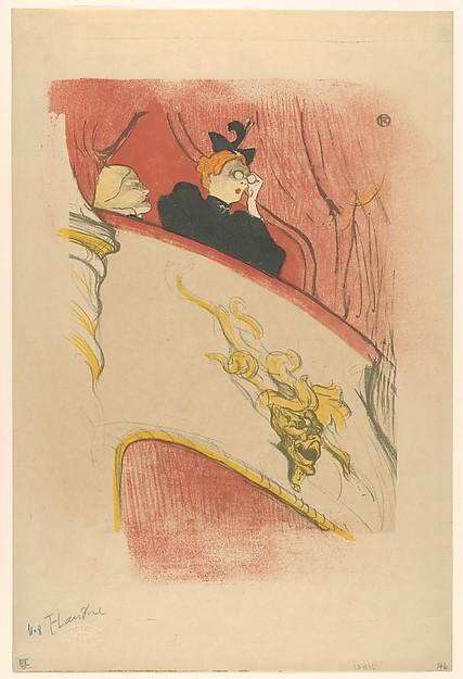 Henri de Toulouse-Lautrec — Die Loge mit der vergoldeten Maske (1893)