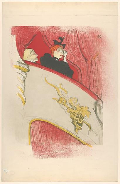 Henri de Toulouse-Lautrec — Die Loge mit der vergoldeten Maske (1894, Met-Objekt 857)