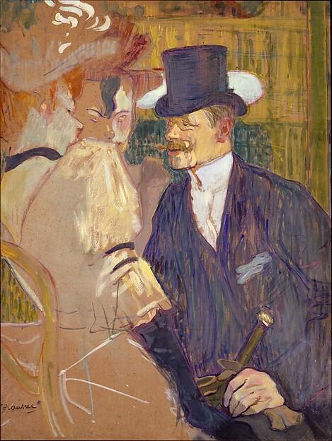 Henri de Toulouse-Lautrec — Der Engländer (William Tom Warrener, 1861–1934) im Moulin Rouge