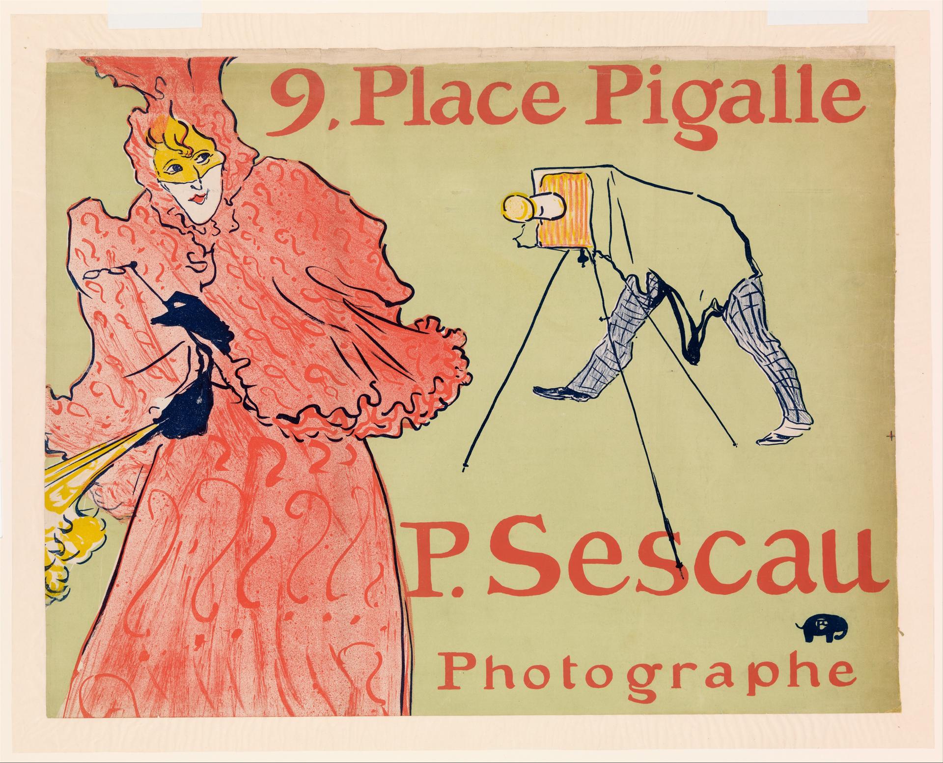 Henri de Toulouse-Lautrec — Der Fotograf Sescau (Le Photographe Sescau)