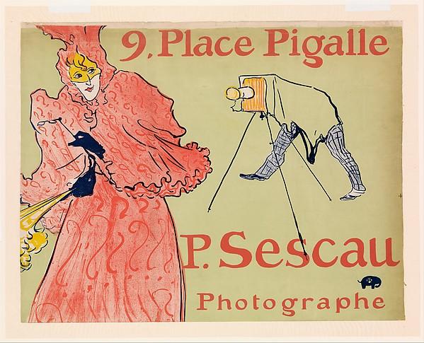 Henri de Toulouse-Lautrec — Der Fotograf Sescau (Le Photographe Sescau)