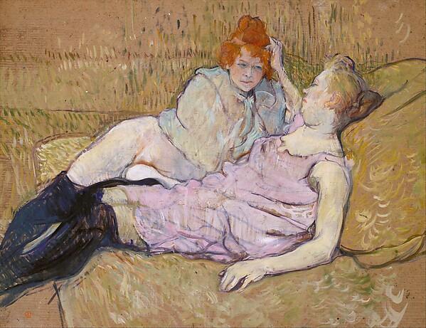 Henri de Toulouse-Lautrec — Das Sofa