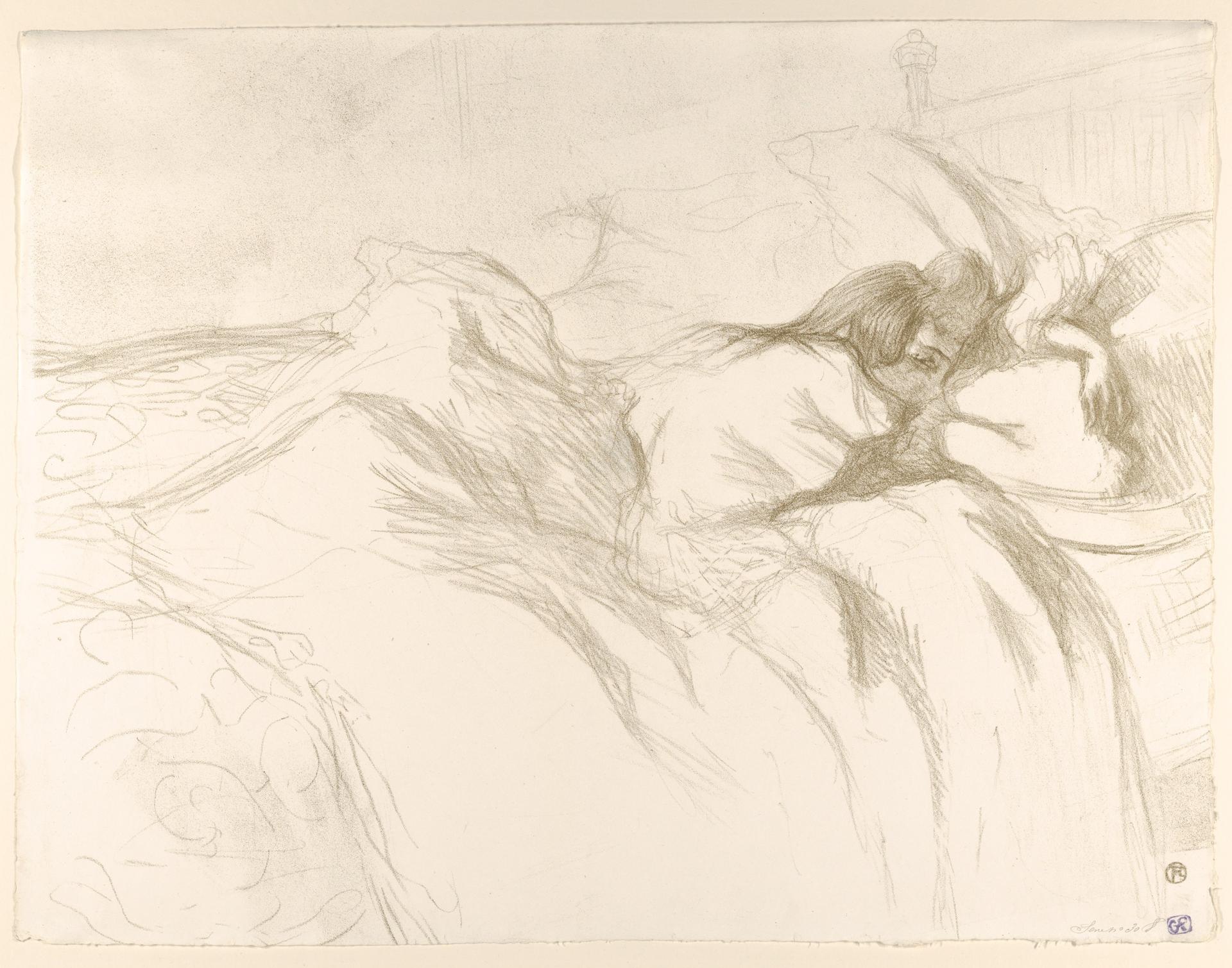 Henri de Toulouse-Lautrec — Aufwachen, aus 'Elles'