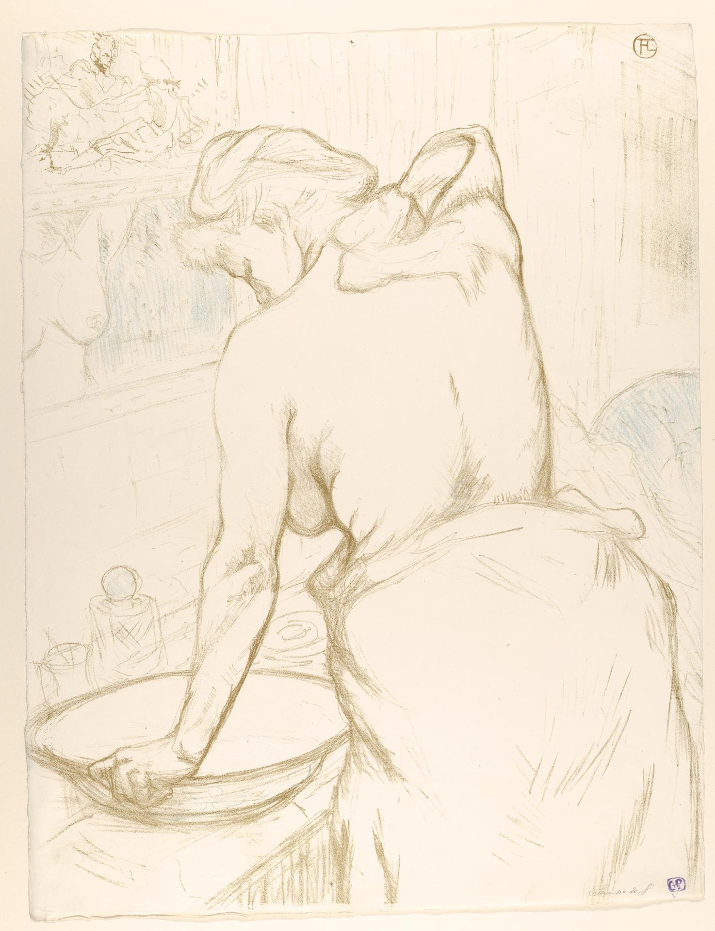 Henri de Toulouse-Lautrec — Waschen, aus der Serie "Elles"