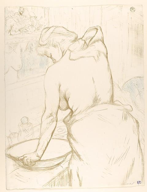 Henri de Toulouse-Lautrec — Waschen, aus der Serie "Elles"