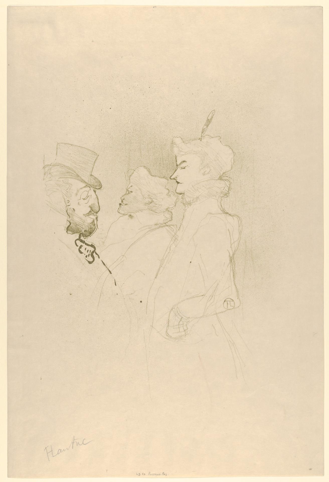 Henri de Toulouse-Lautrec — Warum nicht? ... Einmal ist keinmal