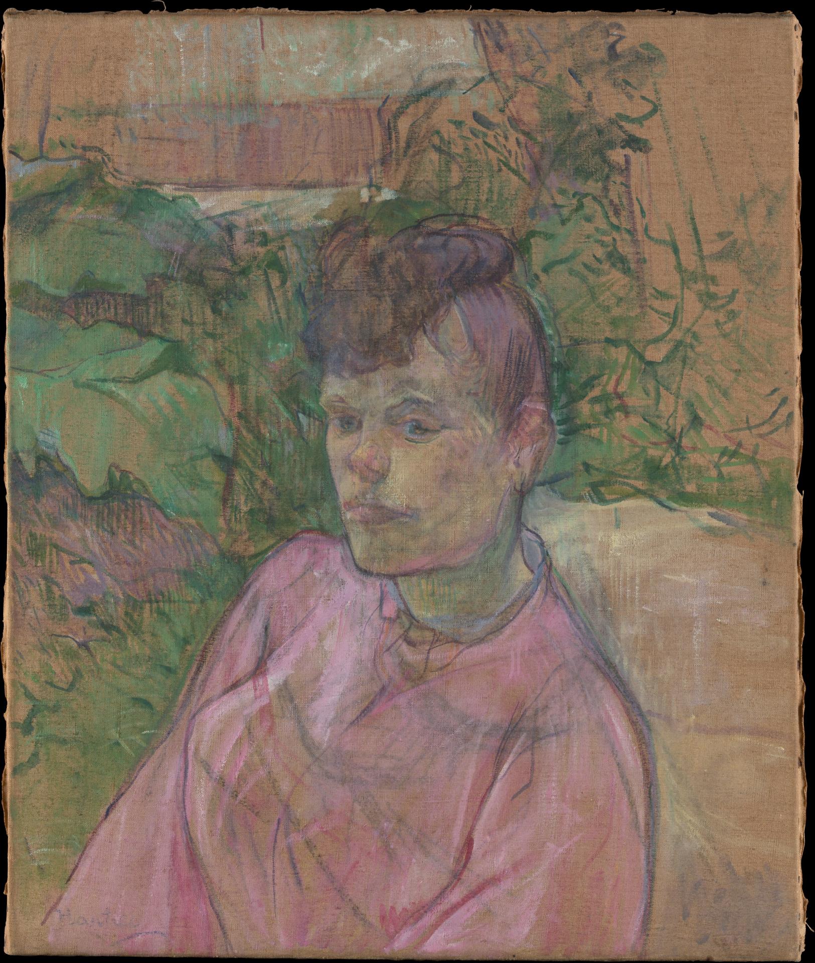 Henri de Toulouse-Lautrec — Frau im Garten von Monsieur Forest