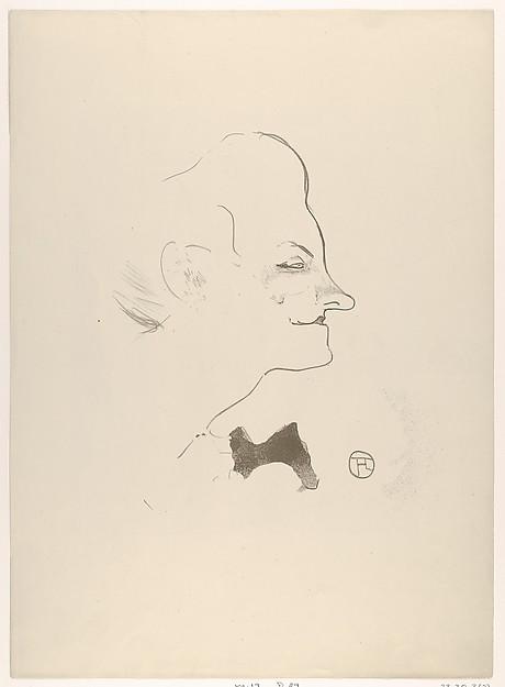 Henri de Toulouse-Lautrec — Yvette Guilbert (aus Le Café Concert)